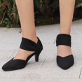 thumbnail image 5 of Wovix Sandals For Women Closed Toe High Heel Shoes Pointed Toe Slip On Ankle Strap Commuting Footwear Casual Daily Wear, 5 of 5