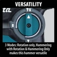 thumbnail image 4 of Makita Tools HR2811FX 1-1/8" SDS-Plus Bit Rotary Hammer w/ 4-1/2" Angle Grinder, 4 of 5