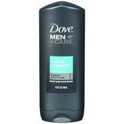 Dove Men+Care Body Wash and Face Wash Clean Comfort 13.5 oz (Pack of 4)