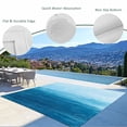 thumbnail image 6 of Outdoor Rug 4x6 ft Sky Blue White Brush Stroke Textured Waterproof Outdoor Patio Rug Mat Non Slip Outside Area Rugs Carpet for RV,Camping,Porch,Deck,Pool,Balconybackyard,Abstract Modern, 6 of 9