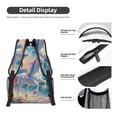 thumbnail image 4 of Disketp Dolphin Rainbow Horse Backpack - Comfortable Daypack with The right laptop for you Spacious Main Compartment & other poket - {designName} print, 4 of 6