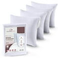 thumbnail image 5 of CIRCLESHOME Throw Pillow Protectors - 100% Cotton Breathable Pillowcases - 16 X 16 Square Pillowcases - Protects Pillows from Dirt, Dust and Debris (Square Pillow - 4 Pack- 16x16), 5 of 9