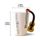 thumbnail image 4 of Xihbxyly Ofertas del día Ofertas relámpago Hoy Liquidación Prime Tazas de café para músicos: 10 diseños creativos Taza de guitarra Corazón de guitarra, 4 of 5