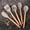 Khaki, variant on 5PCS Silicone Utensil Set, Kitchen Utensil Set, Safety Cooking Utensils Set, Non-Stick Cooking Utensils Set With Wooden Handle, Washable Modern Cookware, Black