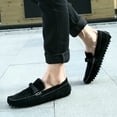 thumbnail image 6 of Big Size Men's Casual Loafers Slip On Leather Shoes Comfortable Lightweight Driving Shoes Male Moccasins Classic Penny Loafer Flats Boat Shoes Outdoor Walking Shoes, 6 of 6
