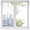 Blue, variant on Window Privacy Film Spring Emerald Green Eucalyptus Stained Glass Window Film Decorative Sun Block Window Cover Botanical Leaf Country Window Clings Static Adhesive Sticker for Bathroom 23.6"x59"