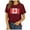 Red, variant on TSADFHJI Sweat Shirts Women Plus Size Womens Canada Day Shirts Canada Flag Graphic Tshirt Canadian Maple Leaf Short Sleeve Patriotic Tee Tops M Blue
