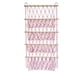 thumbnail image 1 of Organizador de pared para colgar juguetes de peluche, hamaca de red, para guardería, macramé bohemio, color rosa, 1 of 8