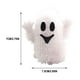 thumbnail image 3 of Juguete blando antiestrés para Halloween | Diseño de fantasma blanco y cabeza de calabaza | Peluche suave con luz LED | Juguete para apretar y aliviar la ansiedad | Decoración para fiestas de, 3 of 5
