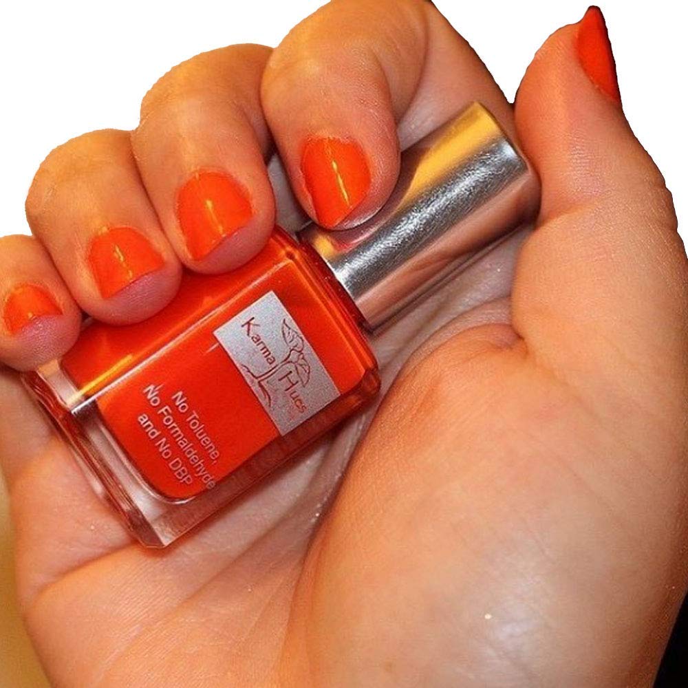 karma Organic beautiful Combination of Natural Nail Polish-Non-Toxic Nail Art, Vegan and Cruelty-Free Nail Paint