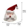 thumbnail image 4 of Electric Christmas Hat with Music - Singing Dancing Swinging Hat, Festive Headwear for Christmas Parties, Family Gatherings and Holiday Decorations, Fun Interactive Accessory, 7.9*7.9*15.7in, A, 4 of 5