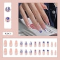 thumbnail image 3 of False Nails HUOGUO Matte Wear Short Fashion 24 unidades con caja, 3 of 5