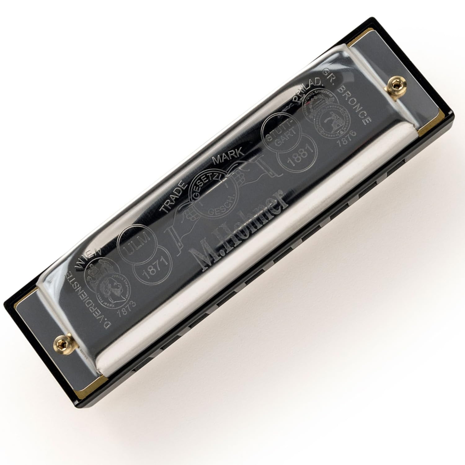 Hohner Special 20 Country Tuned Harmonica - Key of A Bundle with Case, Pouch, and Austin Bazaar Polishing Cloth