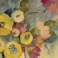 thumbnail image 2 of Vassileva, Silvia 20x20 Gold Ornate Wood Framed with Double Matting Museum Art Print Titled - Yellow Floral Duo I, 2 of 4