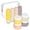 Golden wheat field, variant on Mrsdry Travel Bottles for Toiletries 8 Pack, Travel Size Toiletries, Tsa Approved Travel Size Containers 3oz, with Travel Essentials Clear Bag, Leak Proof Silicone Squeezable Creams Jars