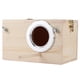 thumbnail image 1 of Caja de cría de pájaros de 12 x 12 x 19,5 cm, de madera, para incubación de mascotas, accesorios de decoración de jardín al aire libre, 1 of 14