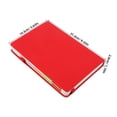 thumbnail image 2 of HOOWIFFY Pocket Calendar Paper Red Daily Planner for Travel On-the-go Use 1Pack, 2 of 6