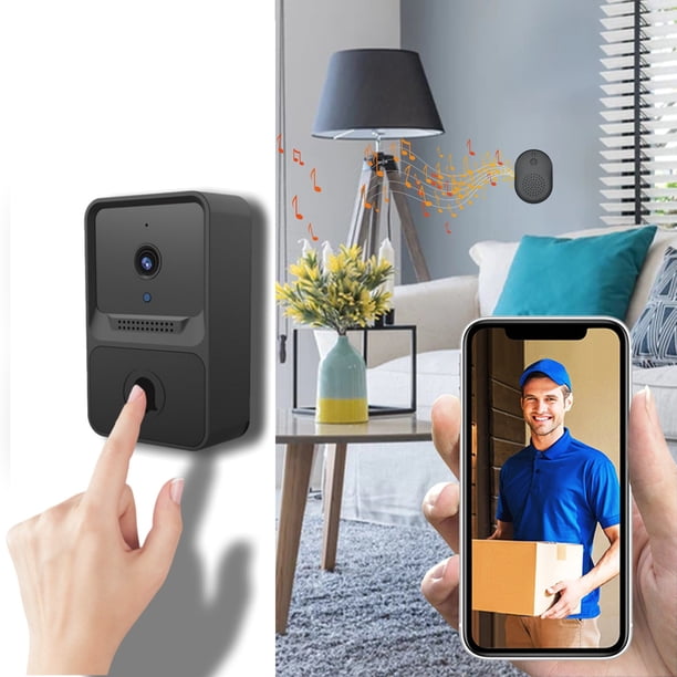 Teissuly Smart Wifi Visual Doorbell Camera, Wireless Doorbell, Easy Installation, Wide Angle 100° HD Video Intercom Teissuly WER202401275329