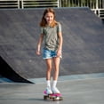thumbnail image 6 of 24 Pairs Girls Socks Toddler Girls Crew Socks Athletic Girl's Colorful Mid Cut Sock Multipack for Kids 1-14 Years, 6 of 7