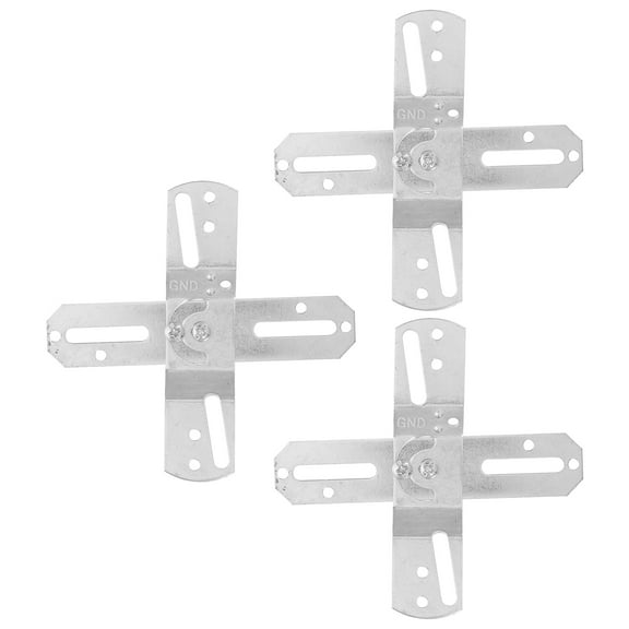 WORGEOUS 3pcs Ceiling Light Plate Kit Light Crossbar Mounting Bracket Universal Lamp Fixture Hardware Set for Chandelier Wall Light