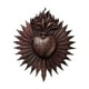 thumbnail image 3 of Adorno de pared de resina con forma de corazón para colgar en la pared, placa decorativa, gran regalo. Marrón, 3 of 9