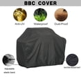 thumbnail image 3 of Grill Cover, Waterproof BBQ Gas Grill Cover, Polyester Easy On/Off, Dustproof Outdoor Charcoal Grill Cover Rainproof BBQ Cover, 3 of 8