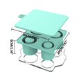 thumbnail image 4 of Summer Savings onlyliua Pressing Ice Box With 18 Compartments For Household Refrigerators Homemade Ice Cubes Ice Box Ice Tool Food Grade Ice Rack, 4 of 8