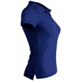 thumbnail image 2 of Ma Croix Womens Polo Shirt Short Sleeve Slim Fit Uniform Workwear Activewear Sportswear, 2 of 4