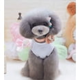 thumbnail image 3 of Dinheiro Falda para cachorro, vestidos de princesa para perro, tutú con flores y lentejuelas, vestido de encaje para boda, vestidos de perro con lazo de lujo, 3 of 5