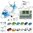 thumbnail image 4 of Airplane Toys, Toddler Toys for 2+ Year Old Boys, Transport Airplane with 6 Race Cars, 6 Carrier Cars, 2 Airplanes, 1 Helicopter, 1 Map, Boy Toys Planes for Kids, Best Gifts for 3 4 5+ Years Old Boys, 4 of 9
