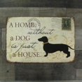 thumbnail image 2 of Vintage Home Without a Dog is Just a House Metal Sign Rustic Pet Lover Wall Decor, 2 of 5
