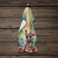thumbnail image 4 of Carolines Treasures DAC6437KTWL 25 x 15 in. German Shepherd Luau Kitchen Towel, 4 of 5