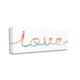 thumbnail image 3 of Stupell Industries Simplistic Rainbow Love Text Cursive Typography,30 x 13, Design by Daphne Polselli, 3 of 7