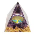 thumbnail image 1 of Pirámide de energía Ogan Feng Shui Decoración Piedra triturada natural (Color-8) ShuxiuWang 8390612997891, 1 of 1