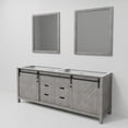 thumbnail image 6 of Lexora Home Marsyas 84" Double Vanity with Mirrors in Ash Gray, 6 of 9