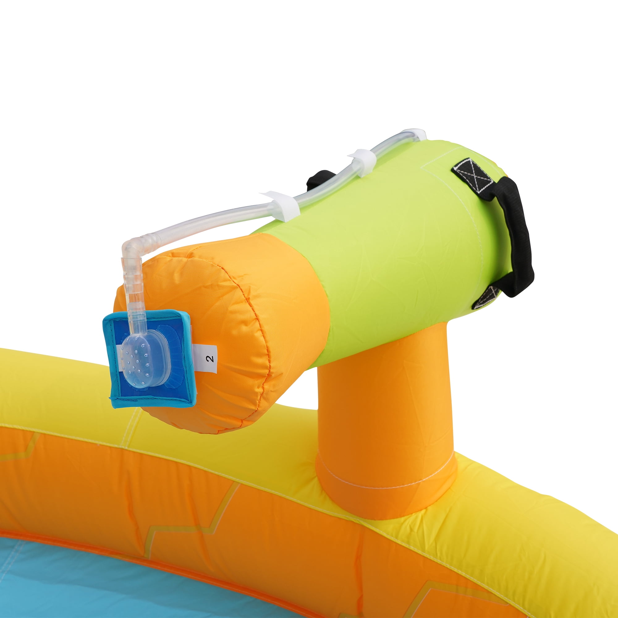 Inflatable Dinosaur Water Slide for Kids Ages 3-12, Backyard Water Park with Climbing Wall & Splash Pool, Blow Up Water Slide for Outdoor Summer Fun & Parties
