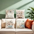 thumbnail image 3 of Set of Fall Decorative Throw Pillow Covers for Home Sofa 18 x 18 Inch 4 Piece Set, 3 of 5