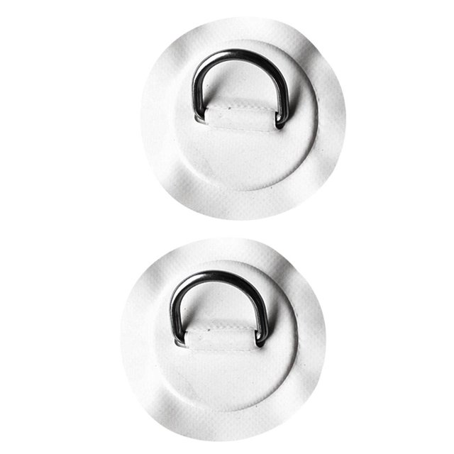 de almohadilla en D de material acero inoxidable 2 uds para de surf de balsa de barco inflable de Zulema Kayak D Ring Pad