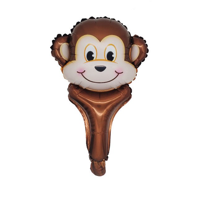 Tira De Dibujos Animados Y anime Globos Sosteniendo Palos , Aleteo De Reabastecimiento De Aluminio Brillantes , Accesorios De Atmósfera De Fiesta