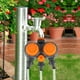 thumbnail image 5 of Controlador De Agua De Jardín Interruptor Controlador De Agua De Jardín, Con Temporizador Mecánico De Jardín De Doble Cabeza, Para Flores De Riego De Jardín, Plantas Cergrey Garden Irrigation Controller, 5 of 8
