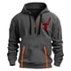 thumbnail image 2 of Sudadera con capucha para hombre, informal, con estampado, deportiva, de manga larga, blusa de poliéster, 2 of 4