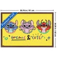 thumbnail image 3 of Disney Lilo and Stitch: Pattern Clash - Cosmic & Cute Wall Poster, 22.375" x 34" Framed, 3 of 5