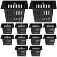 thumbnail image 2 of Raindrops 12Pcs Garden Slotted Mesh Net Cup Heavy Duty Filter Plant Net Pots Slotted Mesh Hydroponic Cups for Hydroponics Aquaponics Orchids, 2 of 8