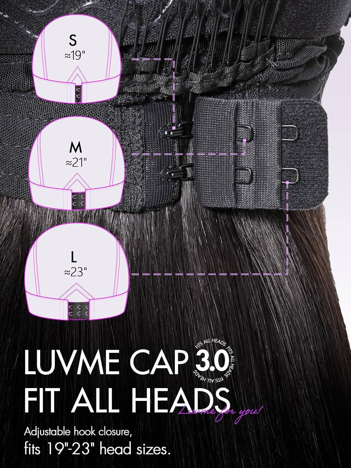 LUVME 7x6 PartingMax HD Lace Front Bob Wigs 10" Human Hair Pre Cut Plucked Glueless Natural Black Color
