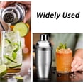 thumbnail image 4 of Coctelera de vidrio con colador, coctelera de martini de 15 oz con 6 recetas en el costado, juego de cocteleras de barra, kit de barman para mezclar, 4 of 5