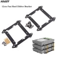 thumbnail image 4 of 12cm fan hard drive bracket SSD 2.5 inch 3.5 inch hard drive bracket extended multi-layer stacking bracket B, 4 of 6