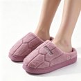 thumbnail image 5 of Domzle Fluffy Slippers For Womens Warm Cozy Plush Fuzzy Memory Foam Slippers Slip-on House Slippers Indoor Outdoor Purple, 5 of 5