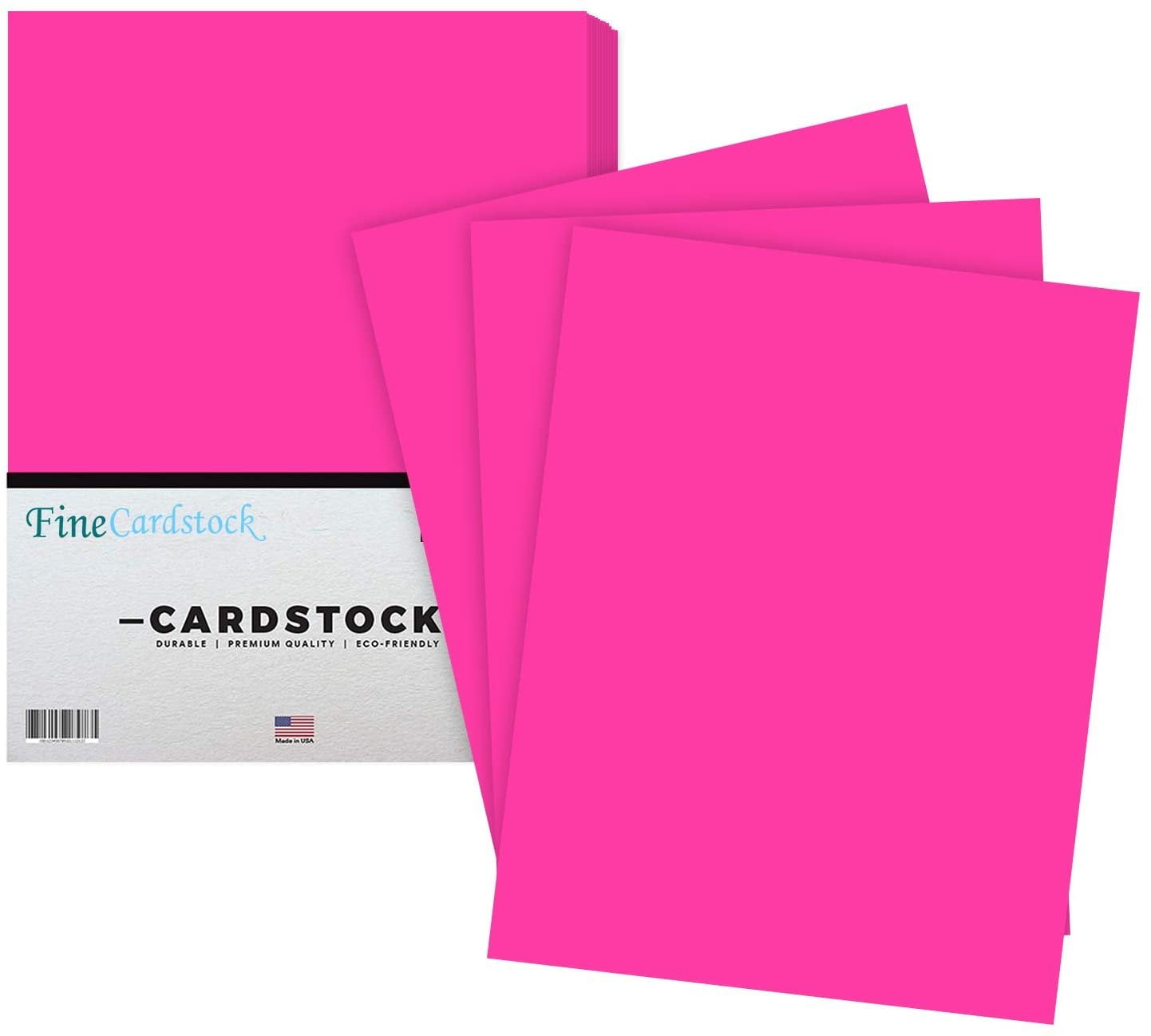  White Cardstock - For School Supplies, Crafts, Kids Art  Projects, Invitations, etc – Thick 65lb Card Stock, 11 x 17 inch,  Heavyweight Hard Cover Stock (176 gsm) 98 Brightness, 50