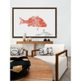 thumbnail image 4 of "Big Red Fish" Framed Painting Print, 4 of 5