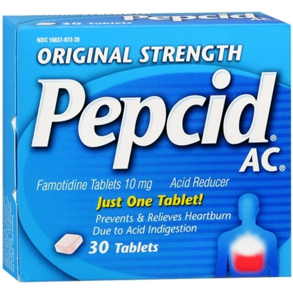 Pepcid AC Original Strength Tablets 30 ea (Pack of 2)